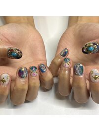 個性派アートネイル