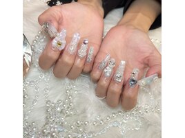 長さ出しゴテゴテネイル
