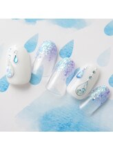 ラ カゼッタ(La casetta)/雨シェル雫ネイル
