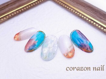 コラソンネイル(corazon nail)/HAND★120分☆ニュアンスミラー