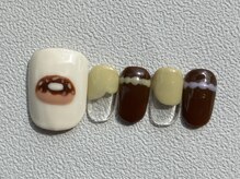 カラ ネイル 中津店(calla nail)/ほっこりチョコドーナツ