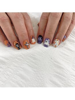 ハロウィンネイル