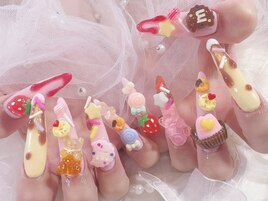 #お菓子ネイル#チョコネイル