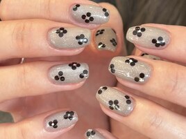 フラワーネイル ホログラム