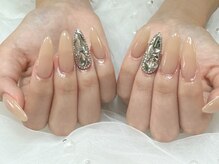 ビューティフルネイル 池袋(Beautiful nail)/チップスカルプワンカラー