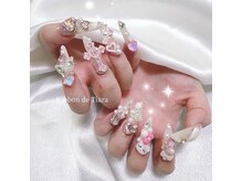 リボン ド ティアラ(Ribbon de Tiara)/ゴテゴテ姫ギャルネイル☆