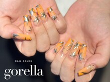 ゴレラ(gorella)/グラデーション/2色/手描き/星