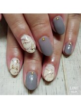 ウォーターワールド 大和店(WATER WORLD)/大理石ネイル