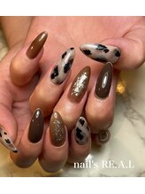 ネイルズリアル(nail's REAL)/ニュアンスレオパード