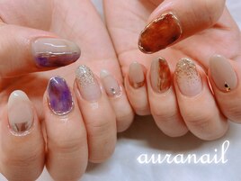 ブラウンべっ甲×パープルべっ甲