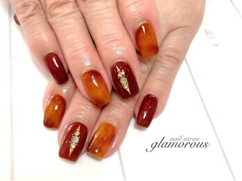 ネイルグラマラス 西新井店/《パラジェル持ち込みべっ甲 h1