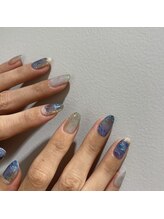 ニルネイル(nil nail)/絵画風ニュアンスネイル