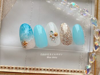 ブルーデイジー(Blue daisy)/過去の定額アートコース