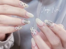 ウサギネイル 新大久保店(usagi nail)/マグネットフレンチ秋可愛い