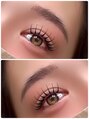 リュクス アイラッシュ アンド ビューティー 横浜店(Luxe eyelash & beauty) バインドで束感出すとかわいいです。