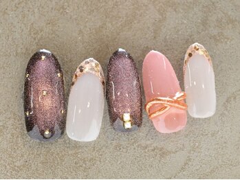 ベルル(Bellulu)の写真/【高技術×デザイン豊富】大人女性の指先を彩る定額アートを多数ご用意♪ケア&フォルムにもこだわりあり◎