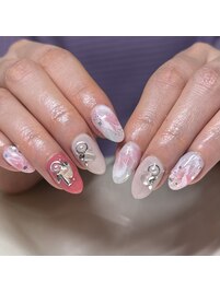 大理石ネイル