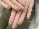 クロム グラデーションネイル