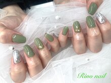 リノ ネイル(Rino nail)/春の爽やかネイル　704718