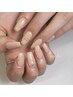【hand】【ストーン10粒付き】ワンカラーoｒラメグラ　￥4500　(オフ込み)
