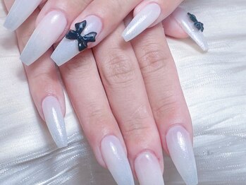 シーアンドビーネイル(C&B Nail)/ワンカラーとパーツ2本