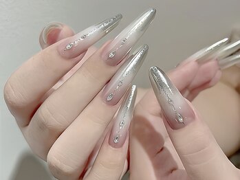 フローラの写真/折れにくい★モチが良い★自爪伸ばしたい方に♪[長さ出し/ワンホン/マグネット/ジェルネイル/ワンカラー]