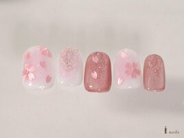桜チークマグ春ネイル¥9480