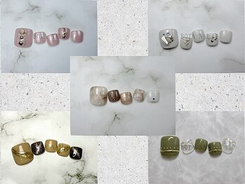 ボタネイル 近鉄布施駅前店(BOTA NAIL)/Botaセレクトデザインフット10月