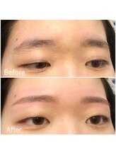 ビビデバビデ(Vivide Vavide)/【眉】面長さんにはストレート眉