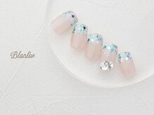 ネイルサロン ブランロール 白金店(Nail Salon Blanl'or)/キラキラグリーンホロ☆