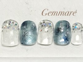 ニュアンス雪の結晶キラキラ