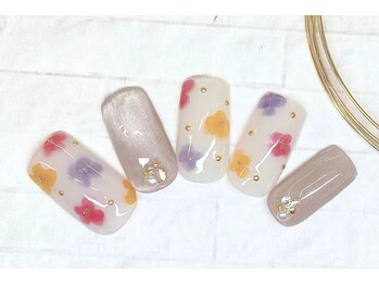 アルセア 上野御徒町店(Alcea)/インクネイル うるマグ 花