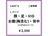 【女性/春夏限定クーポン♪】ご新規様　Lパーツ脱毛