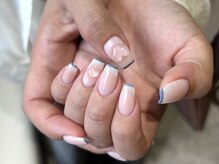 ネイルアヴァンス 京橋店(Nail AVANCE.)/チークフレンチネイル♪