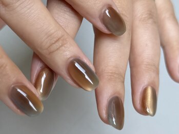 マノン 北堀江(Manon)の写真/大満足のモチの良さで、忙しい日常でも美しさをキープ★お仕事などで派手なネイルがNGな方にもオススメ◎