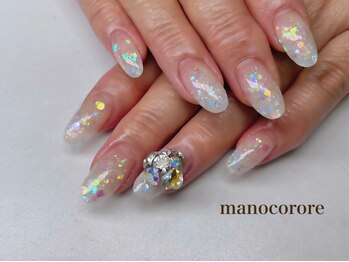 マーノコローレ(mano corore)の写真/ウォーターケア&パラジェル◆爪への負担,肌の見え方,手元がきれいに見える長さバランス!京都15店舗の高技術