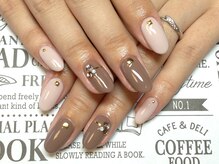 ラウト デコレーションアンドネイルサロン(Lauto Decoration&Nail Salon)/ブラウン大人ネイル