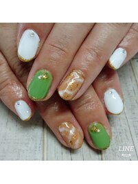 大理石ネイル