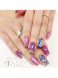 ミラー　フレンチ　パープル