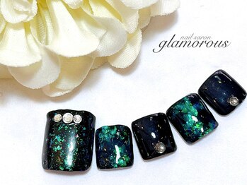 ネイルグラマラス 西新井店/《フットネイル》ニュアンスf1