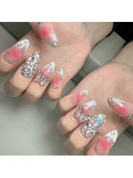 ミント(Mint.)/チーク×マグ◇ジェルネイル