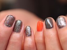 クロ(KURO)/GIRAGIRAネイル