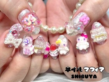 ３Dネイル/渋谷ネイル/痛ネイル