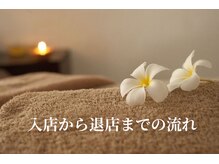 ルチュ/◆入店から退店までの流れ