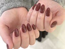 サンジュウヨン(34)/ボルドーネイル　パラジェル