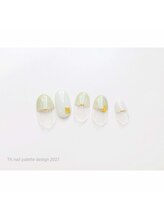 ティーケーネイルパレット/くすみカラー　デザインコースA