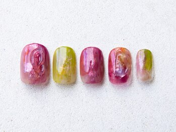 ルフトエーデ(LUFT Ode)/【Art 10】水彩奥行きネイル