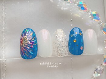 ブルーデイジー(Blue daisy)/過去の定額アートコース