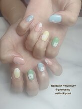 マーマ 八戸ノ里店(murmur)/お花アートネイル