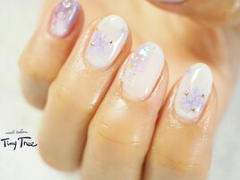 紫陽花ネイル